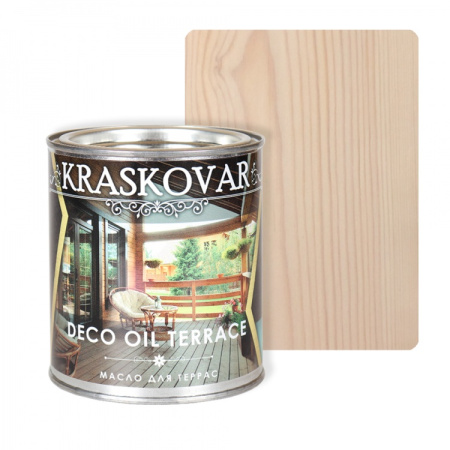 Масло для террас Kraskovar Deco Oil Terrace 0,75 л Белый
