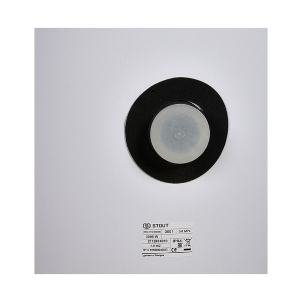 Картинка Бойлер косвенного нагрева напольный 300 л ТЭН 3 кВт STOUT