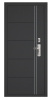 Дверь стальная форпост С-128 размер 960х2050 мм левая с цилиндрическим замком и дверной фурнитурой