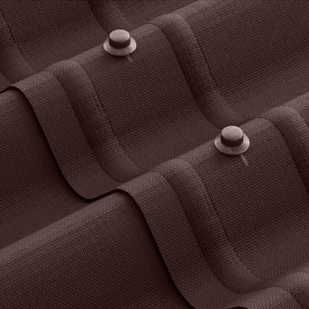 Картинка Ондулин Smart волнистый 940х1960 мм Коричневый