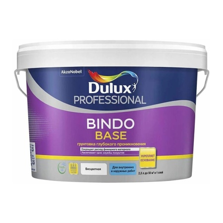 Грунтовка глубокого проникновения Dulux Bindo Base 2.5 л