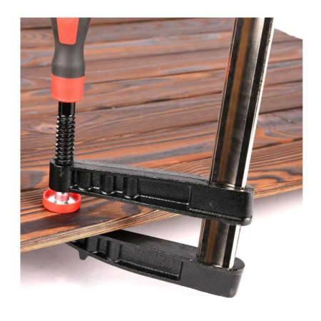 Картинка Струбцина F-образная усиленная 800х120 мм DL111280Z DELI