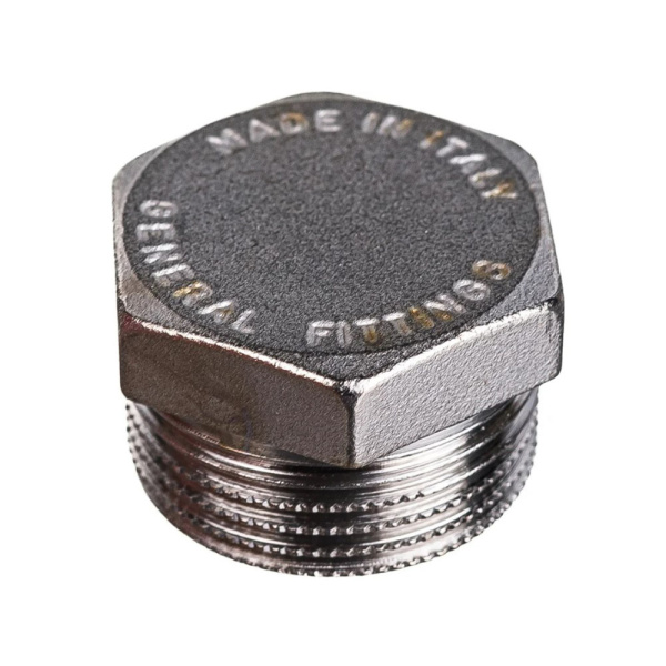 Картинка Пробка НР 3/4" никелированная STOUT