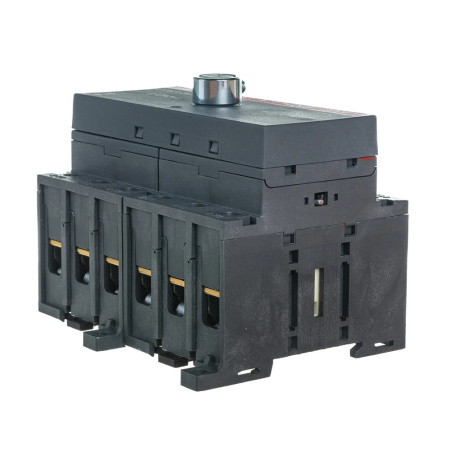 Картинка Реверсивный рубильник 63А 3-х полюсный OT63F3C на DIN-рейку без рукоятки ABB 