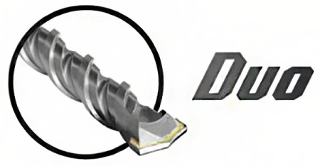 Картинка Бур 10х800 мм SDS-plus 2 грани RENNBOHR Duo