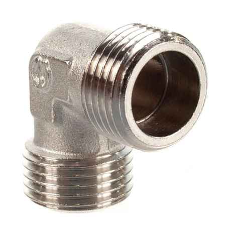 Картинка Угольник НН 1/2' никелированный STOUT