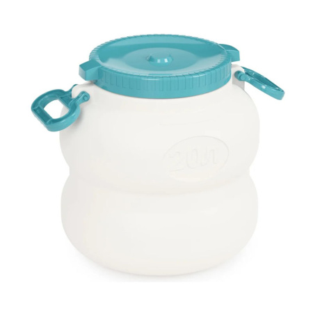 Картинка Канистра-бочка 20 л с крышкой и ручками Байкал М6225