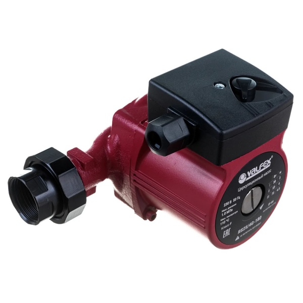 Картинка Циркуляционный насос VCP 25-40G 180 мм с гайками VALFEX RS25/4G-180