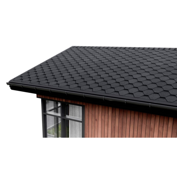 Изображение Гибкая черепица ROOMAST коллекция Соната цвет Серый базальт 3,4 м² в упаковке Картинка Гибкая черепица ROOMAST коллекция Соната цвет Серый базальт 3,4 м² в упаковке