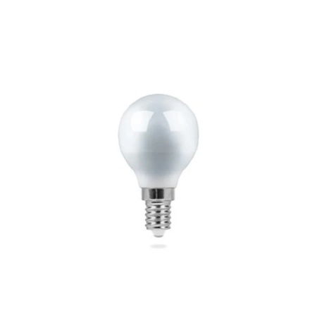 Лампа светодиодная Feron LED 7вт E14 Белый шар