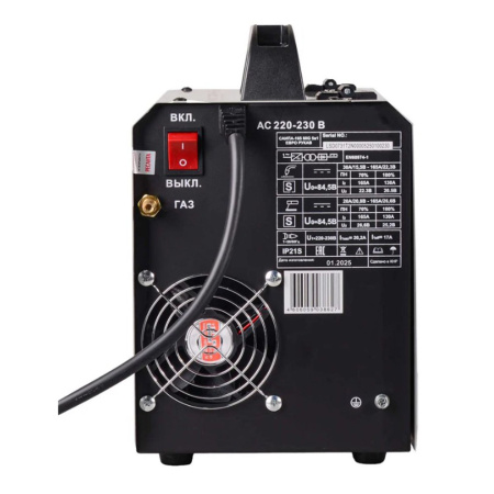 Картинка Сварочный полуавтомат САИПА-165 ЕВРО РУКАВ MIG/MAG Ресанта 65/95