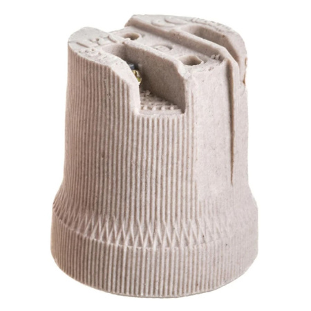 Картинка Патрон E27 керамический подвесной 16А 250В Д-002 IN HOME