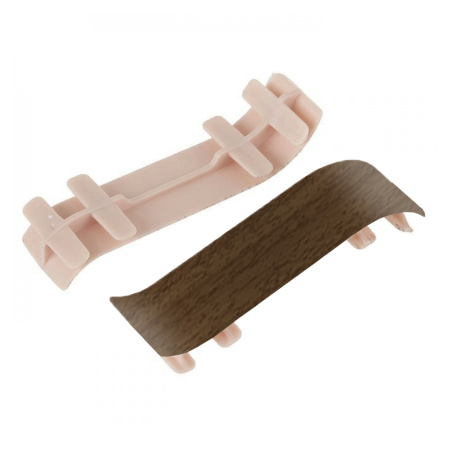 Соединитель для плинтуса К55 Комфорт Орех