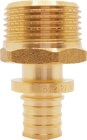 Картинка Переход НР 16-3/4" Латунь РОСТерм