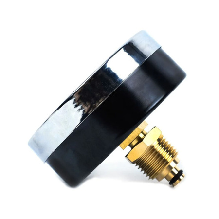 Картинка Термоманометр аксиальный 80 мм 1/2" 4 бар 120°С VALFEX