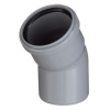 Отвод Ø 75х30° для внутренней канализации Серый Политэк