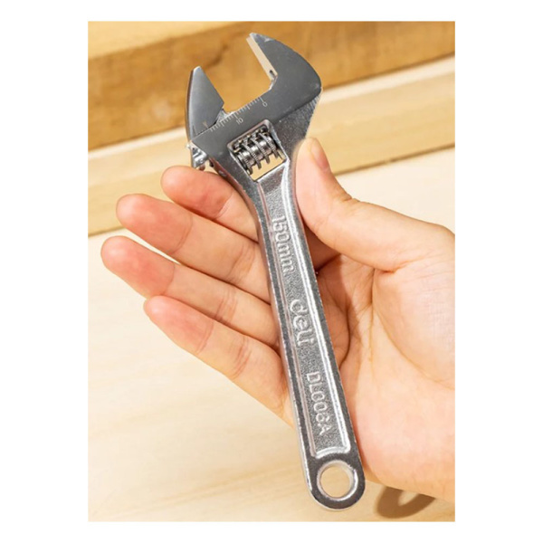 Картинка Разводной ключ 150 мм 0-22 мм DELI DL006А