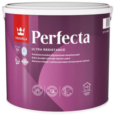 Краска для интерьера база А 2,7 л Tikkurila PERFECTA