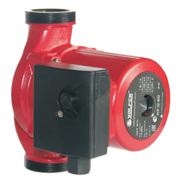 Картинка Циркуляционный насос VCP 32-80G 180 мм с гайками VALFEX RS32/8G-180