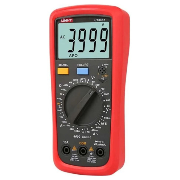 Изображение Мультиметр универсальный цифровой UNI-T UT39A+ Картинка Мультиметр универсальный цифровой UNI-T UT39A+