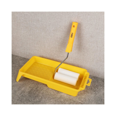 Картинка Набор ванночка + 2 мини валика поролон с бюгелем Deli