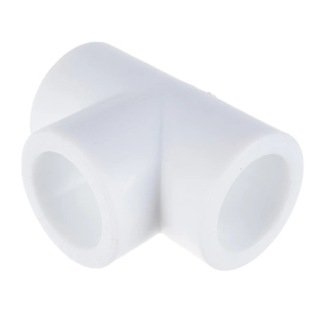 Картинка Тройник ПП 25 мм PPR Белый Политэк