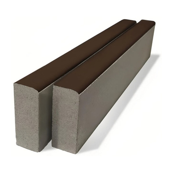 Картинка Бордюр тротуарный 1000х80х200 Коричневый Braer