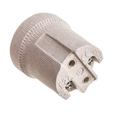 Картинка Патрон E27 керамический подвесной 16А 250В Д-002 IN HOME