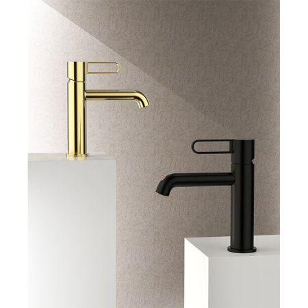 Картинка Смеситель для умывальника Черный SPLENKA 9S03.10.06