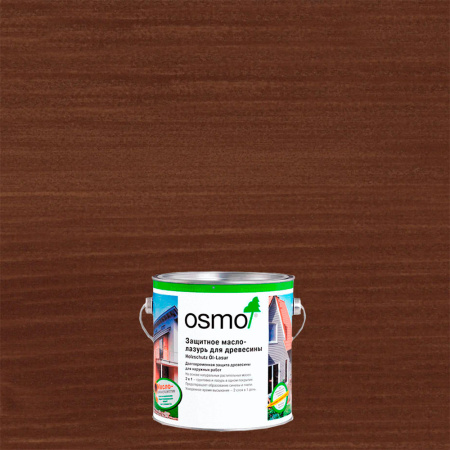 Защитное масло-лазурь Osmo 727 Holzschutz Öl-Lasur цвет Палисандр 2.5 л