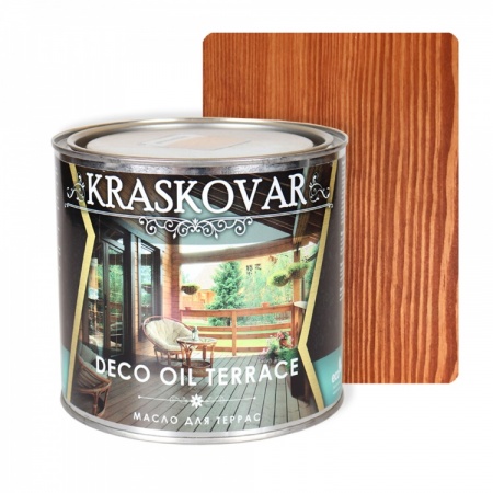 Масло для террас Kraskovar Deco Oil Terrace 2,2 л Махагон