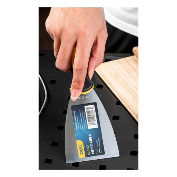 Картинка Шпатель нержавеющий 75 мм DELI DL-НD3