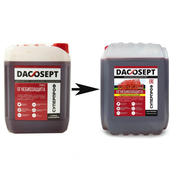 Картинка Огнебиозащита Суперпроф Гранат 5 кг DACOSEPT