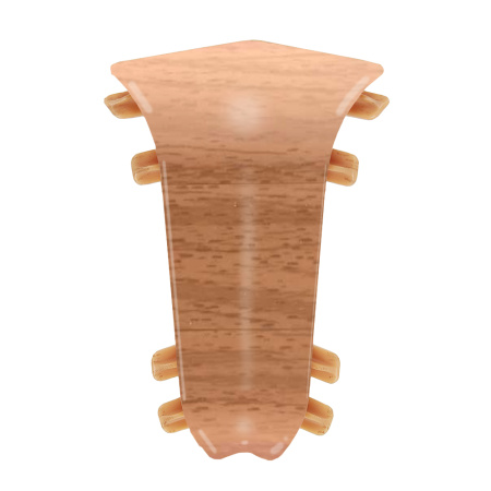 Внутренний угол для плинтуса К55 Комфорт Бук красный