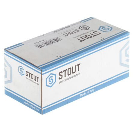 Картинка Коллектор регулирующий 3/4" 3 выхода 1/2" наружная резьба STOUT