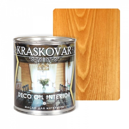 Масло для интерьера Kraskovar Deco Oil Interior 0,75 л Бук