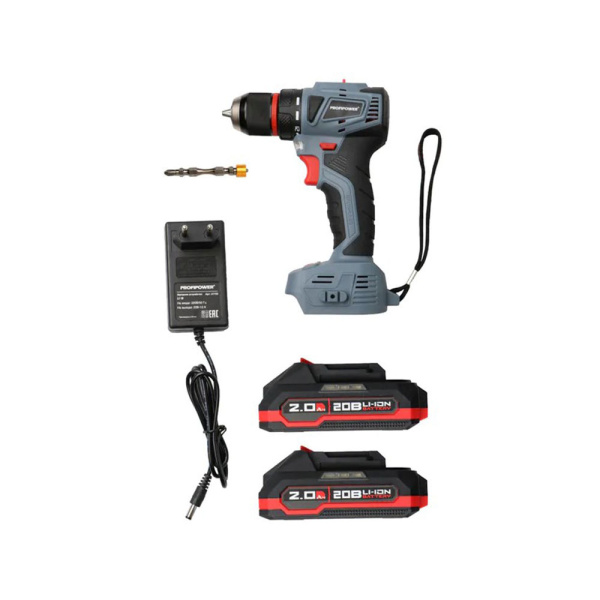 Картинка Шуруповерт аккумуляторный бесщеточный  PROFIPOWER MKBL-20B