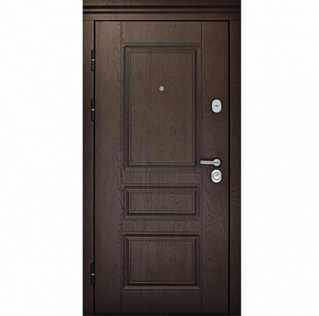 Дверь Аликанте размер 960х2050 мм Левая с цилиндрическим замком и дверной фурнитурой