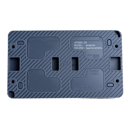Изображение Блок розетка выключатель 1 клавиша IP54 Антрацит System electric ATLASDESIGN Profi54 Картинка Блок розетка выключатель 1 клавиша IP54 Антрацит System electric ATLASDESIGN Profi54