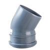Отвод 110х30° для внутренней канализации Серый Политэк