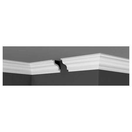 Картинка Плинтус потолочный П04 70/70 2 м Де-Багет