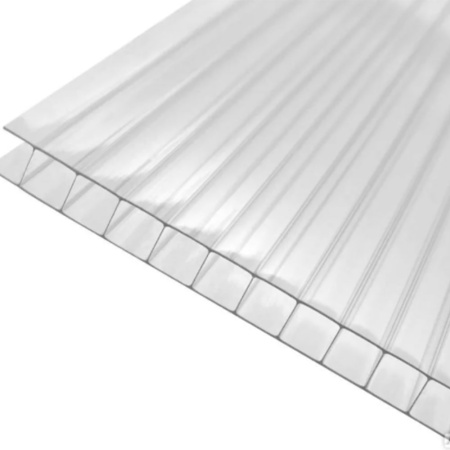 Поликарбонат сотовый 12000х2100х4 мм Прозрачный