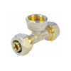 Тройник обжимной переходной для труб металлопласт 26x3/4"х26 ВР Valfex