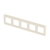 Картинка Рамка 5 постов Слоновая кость Legrand INSPIRIA