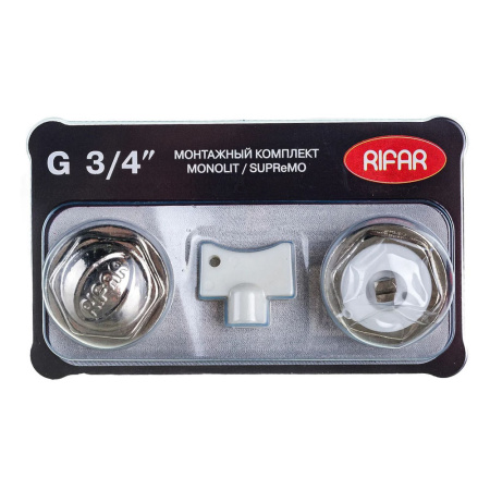 Картинка Монтажный комплект 3/4'' для радиаторов Monolit SUPReMO R.Ad.G34MS RIFAR