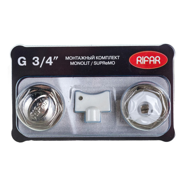 Картинка Монтажный комплект 3/4'' для радиаторов Monolit SUPReMO R.Ad.G34MS RIFAR