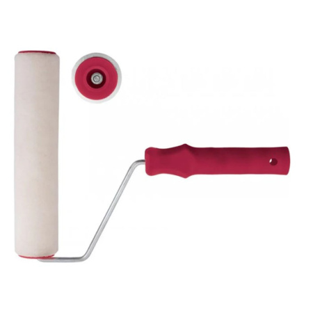 Картинка Валик велюровый 230 мм ворс 4 мм с бюгелем КУРС