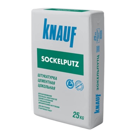 Штукатурка цокольная 25 кг Knauf Зокельпутц УП-310