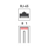 Картинка Коннектор RJ-45 8P8C Cat.5e неэкранированный REXANT