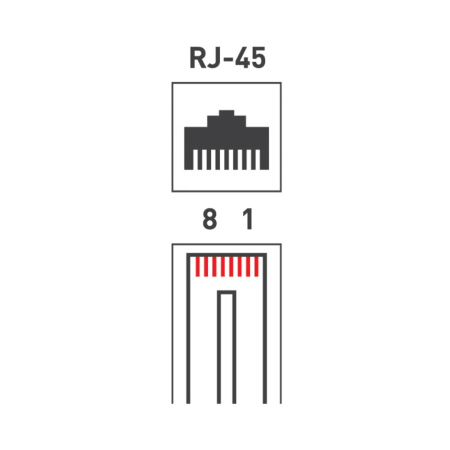 Картинка Коннектор RJ-45 8P8C Cat.5e неэкранированный REXANT